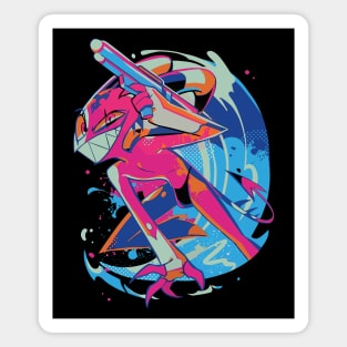 Blitzo Summer Splatter Art Magnet